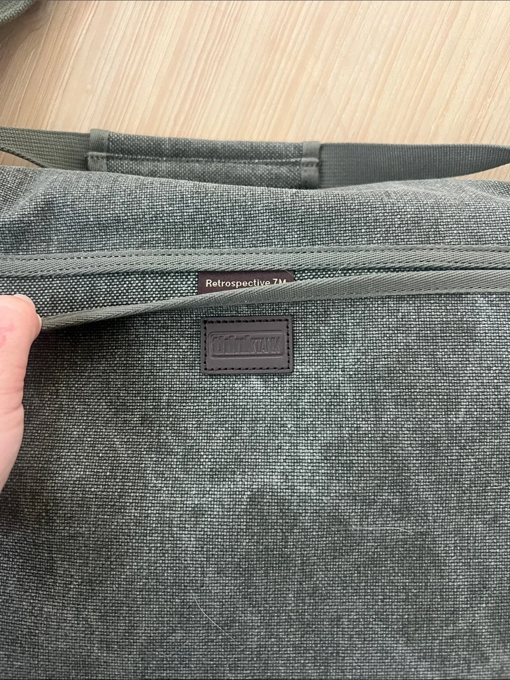 Think Tank Canvas Messenger Camera Tech shoulder Gray Pinestone Dslr mirrorless